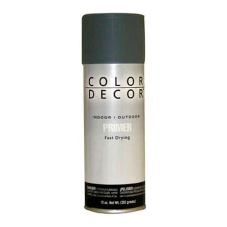 General Paint Color Dcor Decorative Enamel Spray 10 oz. Aerosol Can, Gray, Primer - 527754